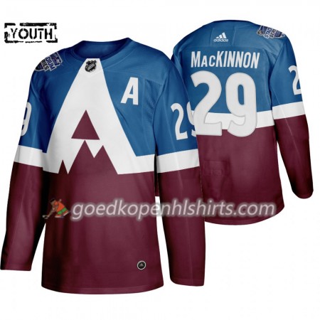 Colorado Avalanche Nathan MacKinnon 29 Adidas 2020 Stadium Series Authentic Shirt - Kinderen